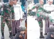 Pria Berseragam TNI Ngamuk, Tendang Warga