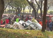 Pesawat Latih Jatuh, 3 Orang Tewas