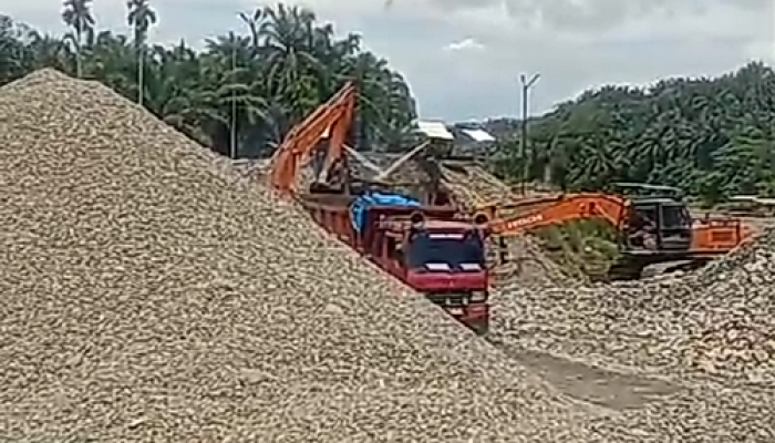 Galian C Ilegal Menjamur di Langkat, Dibekingi Oknum Brimob