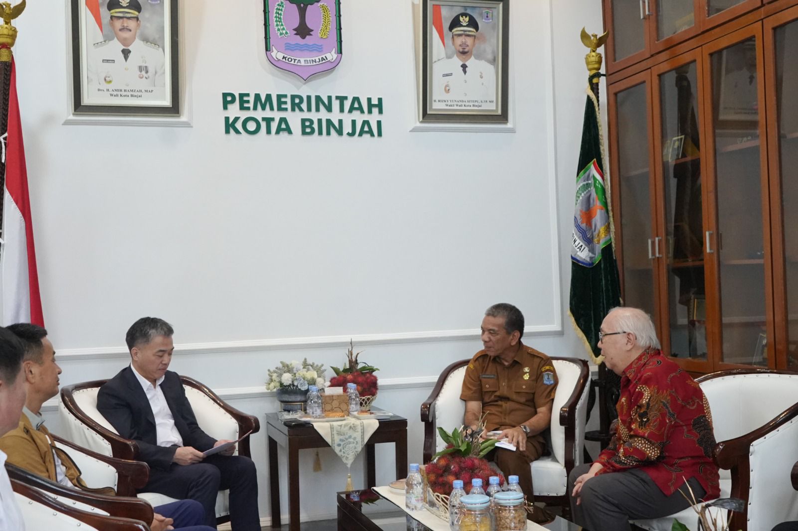 Pemko Binjai Terima Kunjungan Kerja Pemerintah Kota Nan'an