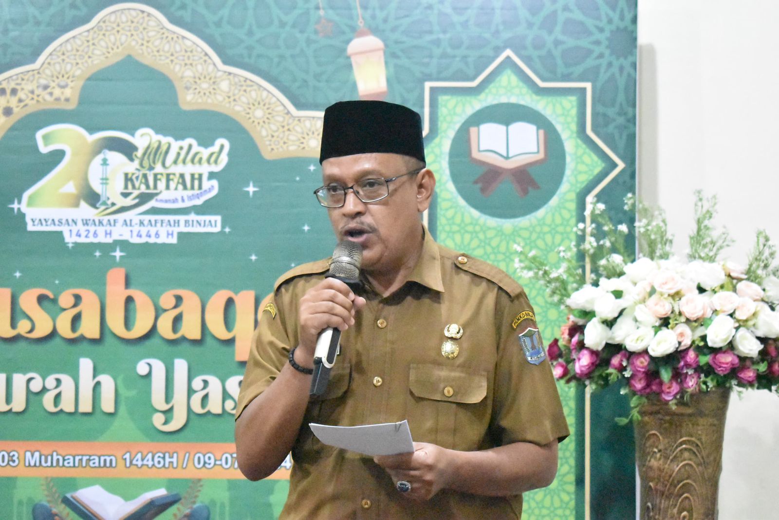 Asisten III Setda Kota Binjai Hadiri Musabaqah Surah Yasin Se-Kota Binjai
