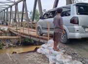 Oknum Preman Bangun Titi Alternatif di Jembatan Air Tenang, Petugas Dishub Diusir