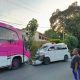 Ambulance Bawa Jenazah Tabrak Bus, 4 Orang Luka