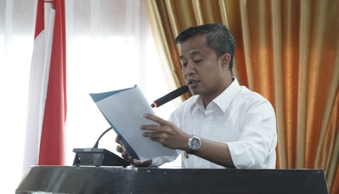 Penjabat Wali Kota Moetaqqien Hasrimi Sampaikan Nota Jawaban Atas Pandangan Umum Fraksi-fraksi DPRD Kota Tebing Tinggi