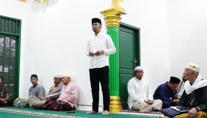 Safari Subuh di Masjid Nur Sholihin, Pj. Wali Kota Tebing Tinggi Ajak Masyarakat Sukseskan PON XXI Aceh-sumut