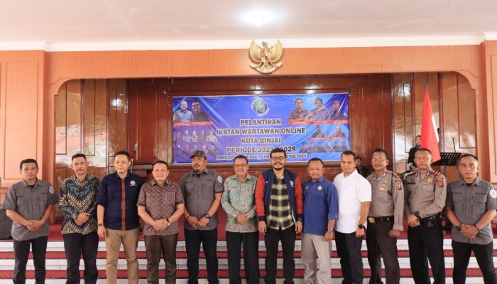Hadiri Pelantikan IWO Kota Binjai, Asisten III: IWO Harus Menjadi Mitra Pemerintah Dalam Membangun Daerah