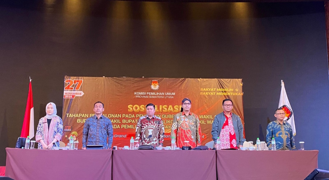 KPU Sumut Sosialisasikan Tahapan Pencalonan Pilkada Serentak