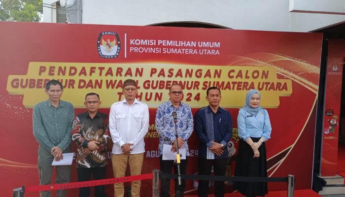 KPU Sumut Siap Terima Pendaftaran Paslon Gubsu & Wagubsu