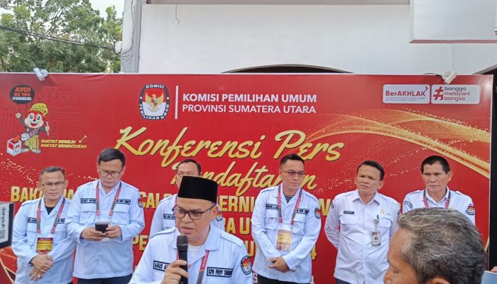 KPU Sumut Pastikan Dua Paslon Maju di Pilgubsu 2024