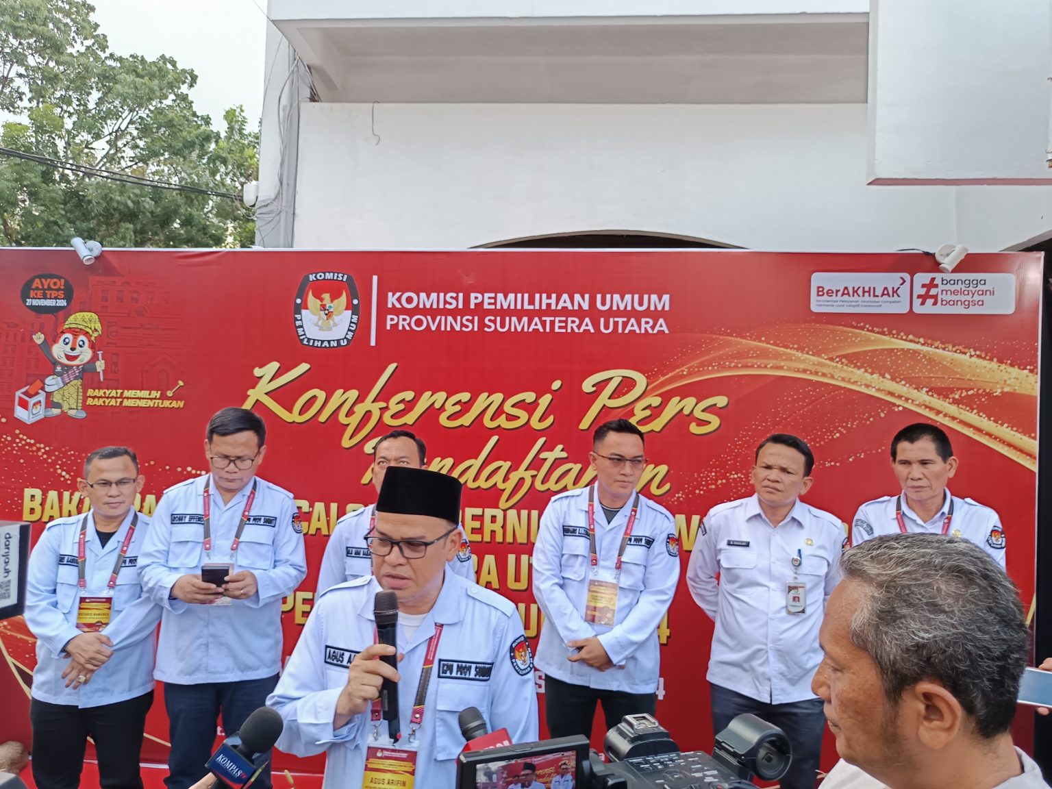 KPU Sumut Pastikan Dua Paslon Maju di Pilgubsu 2024