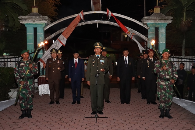 Rangkaian Peringatan Hut Ri Ke 79, Pj. Wali Kota Tebing Tinggi Ikuti Apel Kehormatan Dan Renungan Suci 
