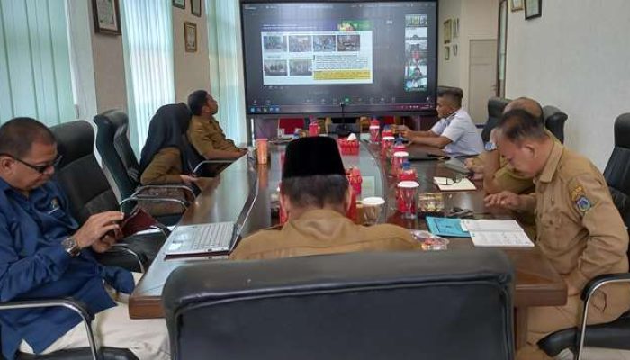 Pemko Tebing Tinggi Ikuti Rutin Rakor Pengendalian Inflasi di Daerah