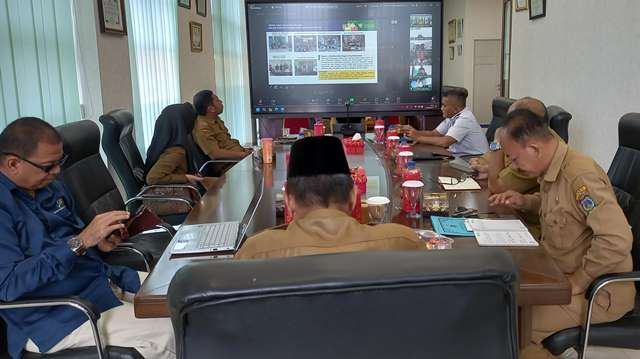 Pemko Tebing Tinggi Ikuti Rutin Rakor Pengendalian Inflasi di Daerah