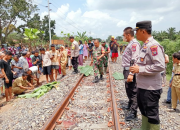 Tubuh IRT Terpotong 3, Ditabrak Kereta Api