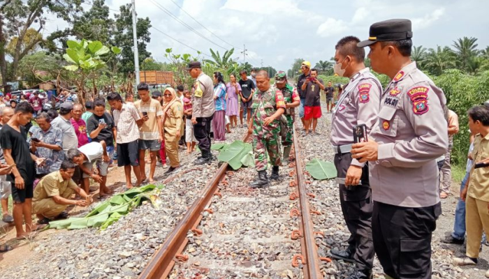 Tubuh IRT Terpotong 3, Ditabrak Kereta Api