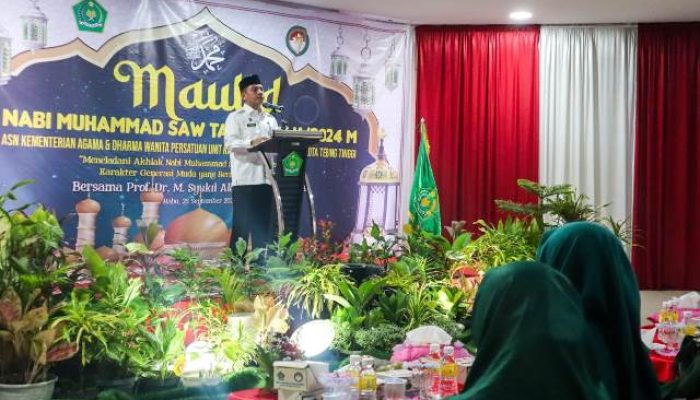 Plt Sekda Kota Tebing Tinggi Hadiri Peringatan Maulid Nabi Muhammad SAW Tahun 1446 H/2024 M