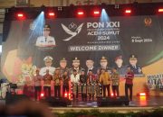 Wali Kota Binjai Hadiri Welcome Dinner PON XXI Sumut