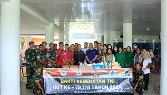 HUT TNI ke-79, Kodim 0203/Langkat Adakan Cek Kesehatan Gratis