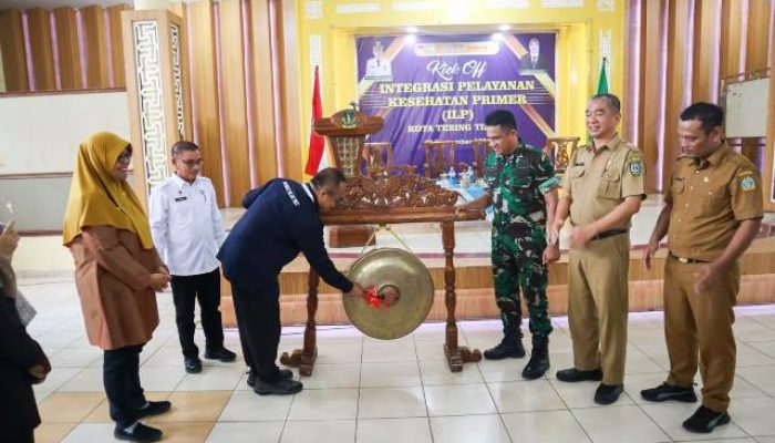 Kick Off Integrasi Pelayanan Kesehatan Primer Kota Tebing Tinggi, Plt. Sekda Berharap Pelayanan Kesehatan Yang Layak Dan Merata