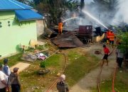 Kebakaran Rumah di Hinai, Korban Alami Kerugian Puluhan Juta