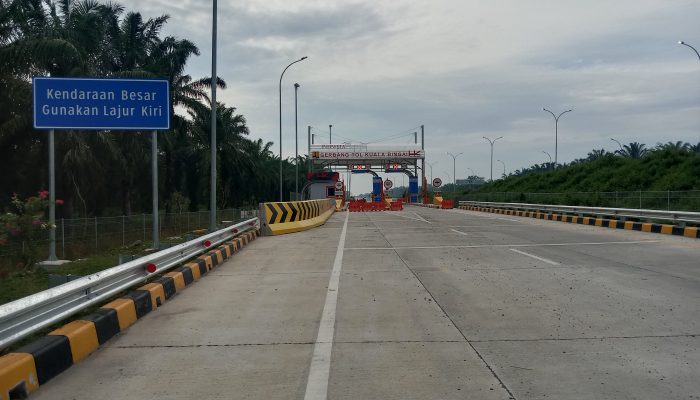 Jelang Natal dan Tahun Baru, Tol Seksi Tanjung Pura-Pangkalan Brandan Dibuka