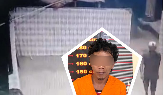 Aksi Pencurian Mesin Air Masjid di Wampu Terekam CCTV, Polisi Tangkap Pelaku