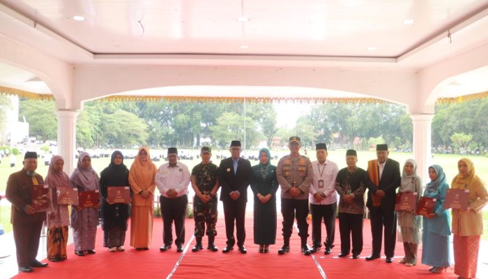 Hari Amal Bhakti di Langkat, AKBP David: Jaga Kerukunan Umat Beragama Menuju Indonesia Emas