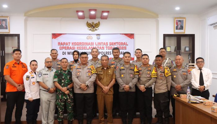 Operasi Keselamatan Toba 2025 di Binjai Berkolaborasi Jaga Keselamatan Pengendara