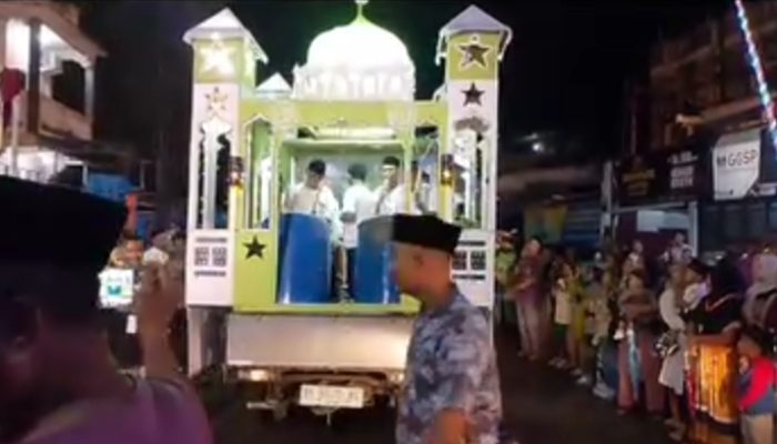 Sambut Idul Fitri, Kemariahan Pawai Takbir Keliling Wilayah Langkat