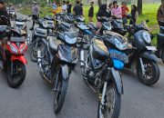 Polres Langkat Gelar Razia Asmara Subuh, Belasan Remaja Bersama Sepeda Motor Diamankan