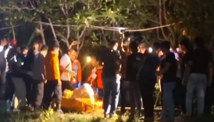 Penemuan Mayat Sopir Grab Dalam Karung di Pasar Rawa Gebang