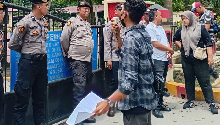Ommbak Gelar Demo, Minta APH Periksa Kadis PMD Langkat terkait Dugaan Korupsi Dana Desa