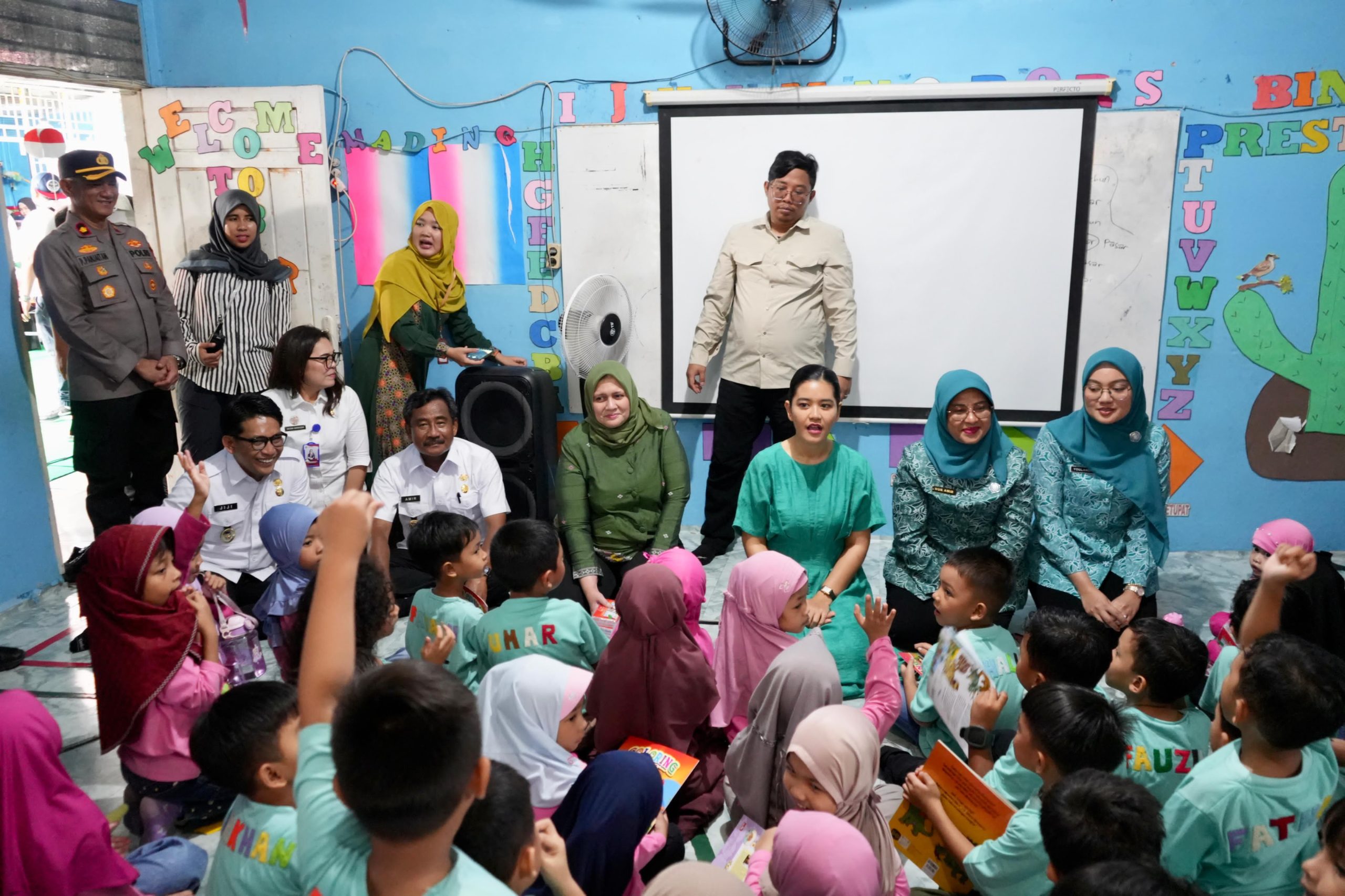 Kahiyang Ayu Berkunjung Posyandu di Binjai
