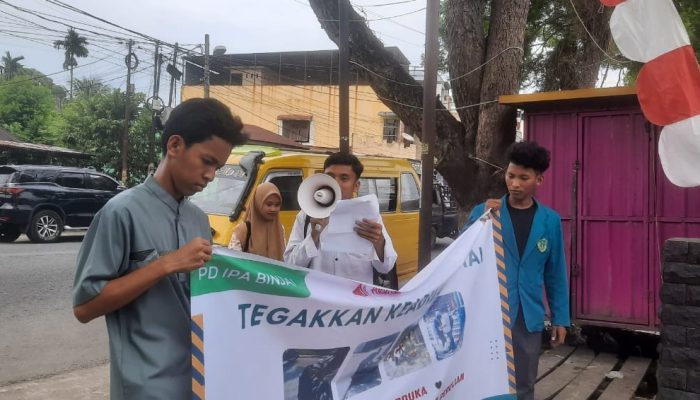 Ikatan Pelajar Al Washliyah Geruduk Dinas Sosial Kota Binjai