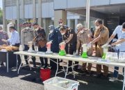 Kejari  Bersama Pemko Binjai Musnahkan Barang Bukti Tindak Pidana Umum 