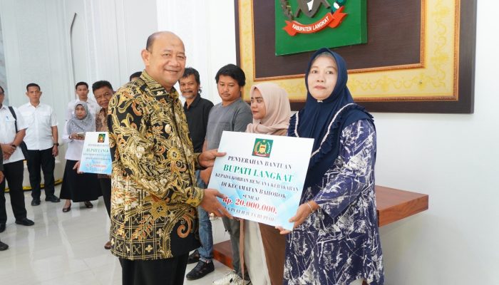 Korban Kebakaran di Bahorok Dapat Bantuan Ratusan Juta dari Bupati Langkat 