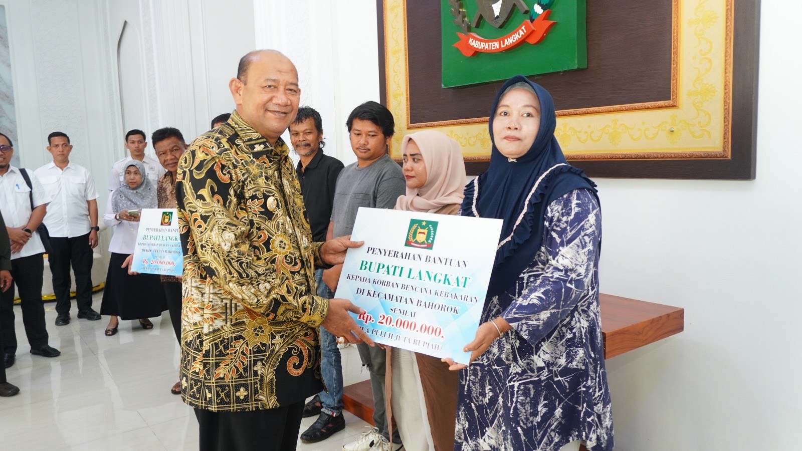 Korban Kebakaran di Bahorok