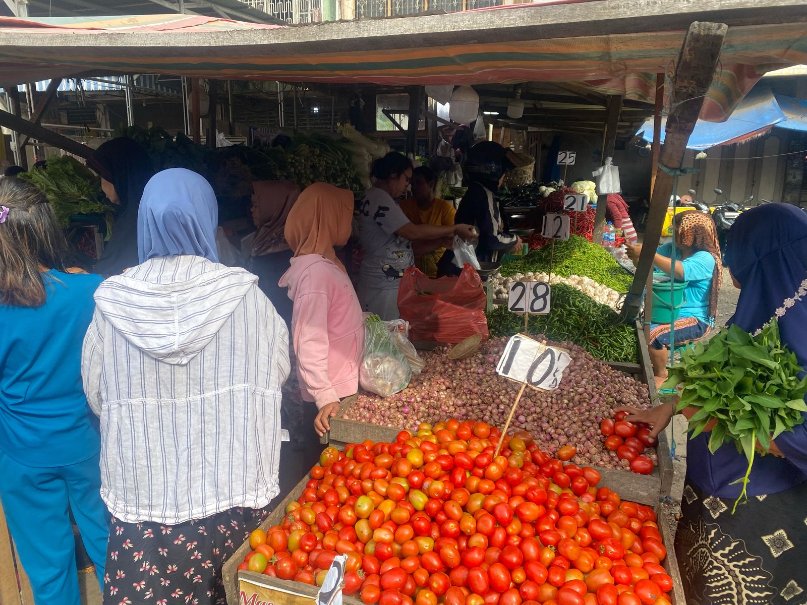 Libur panjang, harga cabai