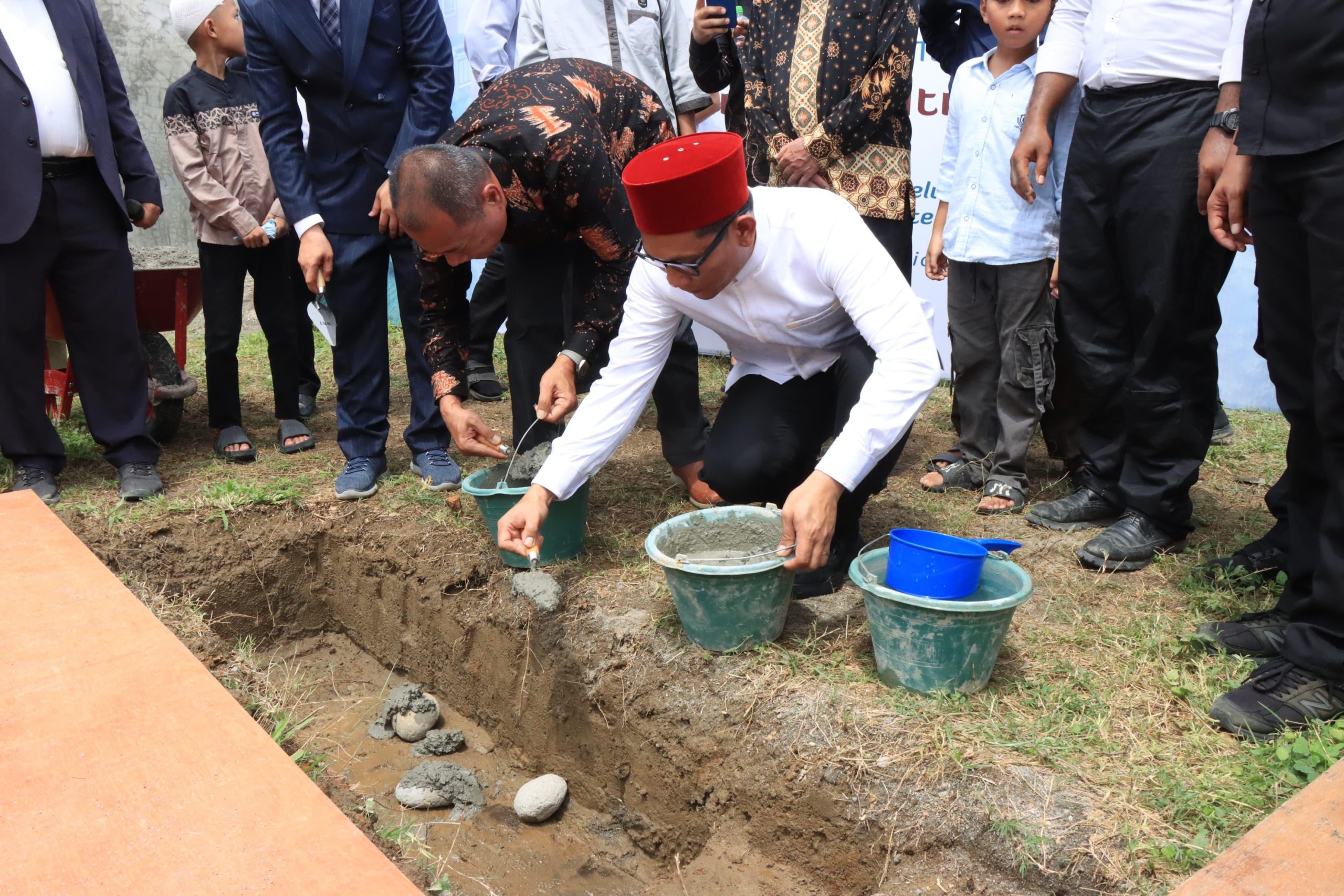 Wakil Wali Kota Binjai Letakan Batu Pertama Ponpes Tahfidz Sulaimaniyah