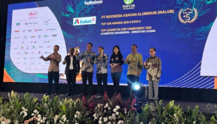 Raih Penghargaan TOP CSR Awards 2025, Inalum: Perusahaan Berdampak Positif Bagi Masyarakat