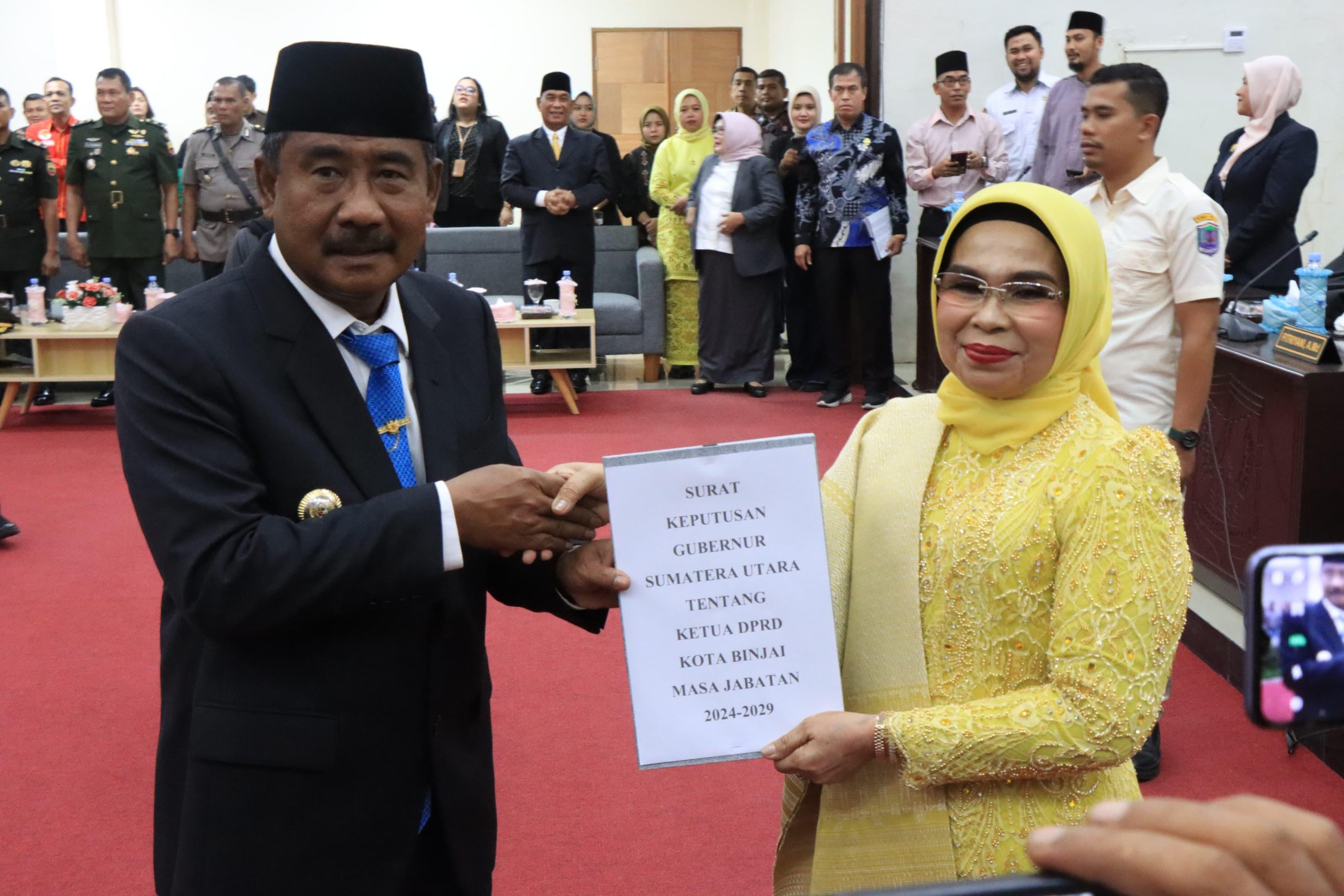 Pelantikan Ketua DPRD Binjai