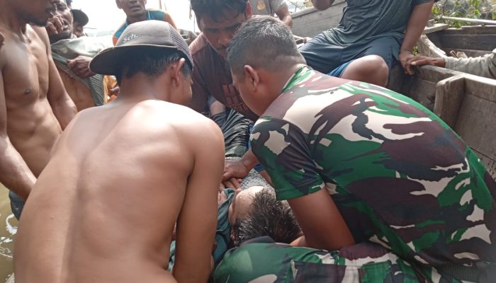 Nelayan Desa Kwala Gebang yang Terjatuh di Laut Meninggal Dunia, TNI AL Bantu Evakuasi Korban