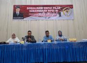 Sosialisasi Empat Pilar Kebangsaan, Rudi Hartono Bangun Harap Masyarakat Bersatu Hadapi Perubahan Zaman