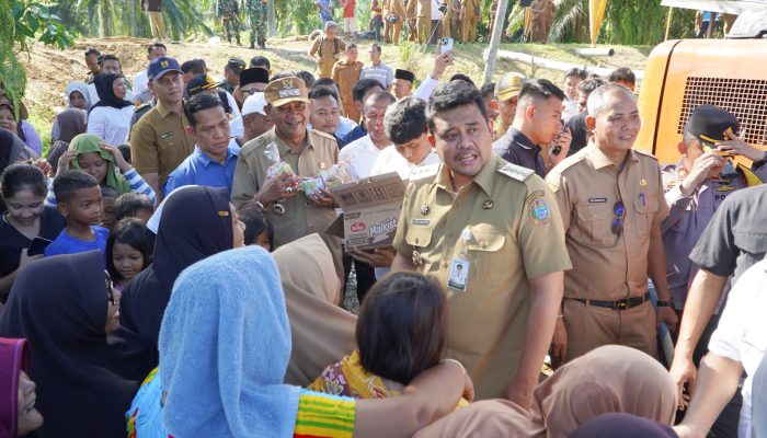 Gubernur Sumut Tindaklanjuti Keluhan Warga Soal Waduk di Tanjung Pura Banyak Sampah dan Dangkal