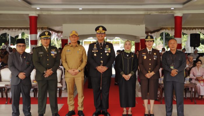 HUT Bhayangkara ke-79, Kapolres Langkat Bacakan Amanat Kapolri