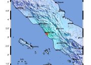 Gempa Bumi Tektonik Guncang Pantai Aceh Selatan, Getarannya Terasa Hingga Langkat, Binjai dan Karo