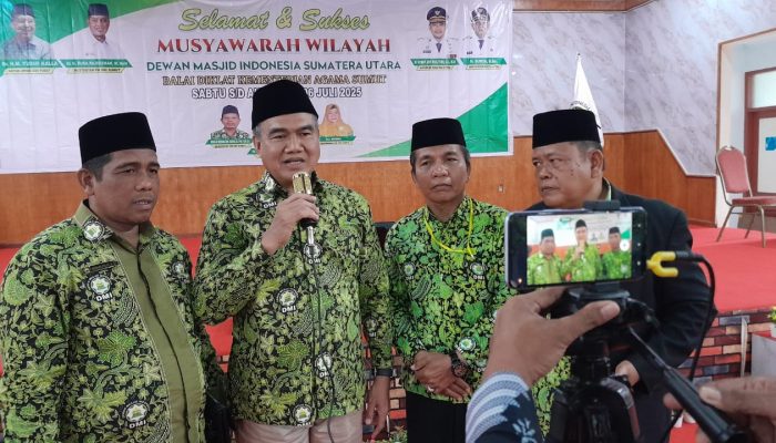Musyawarah Wilayah DMI Sumut Resmi Dibuka, Dihadiri 33 Pengurus Daerah se-Sumut
