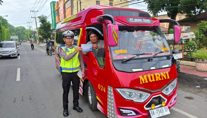 Operasi Patuh Toba, Polres Langkat Himbau Pengendara