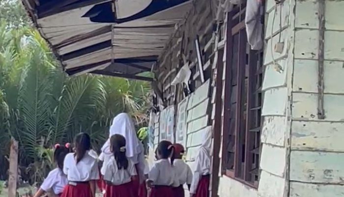 SD Negeri Kwala Serapuh Gebang Rusak Parah, Warganet Minta Tolong Presiden Prabowo dan Gerindra
