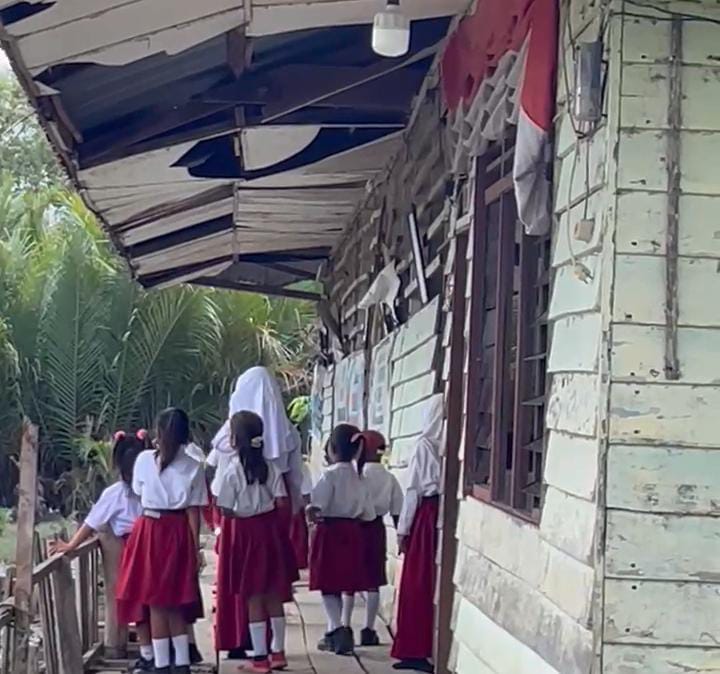 SD Negeri Kwala Serapuh Gebang rusak